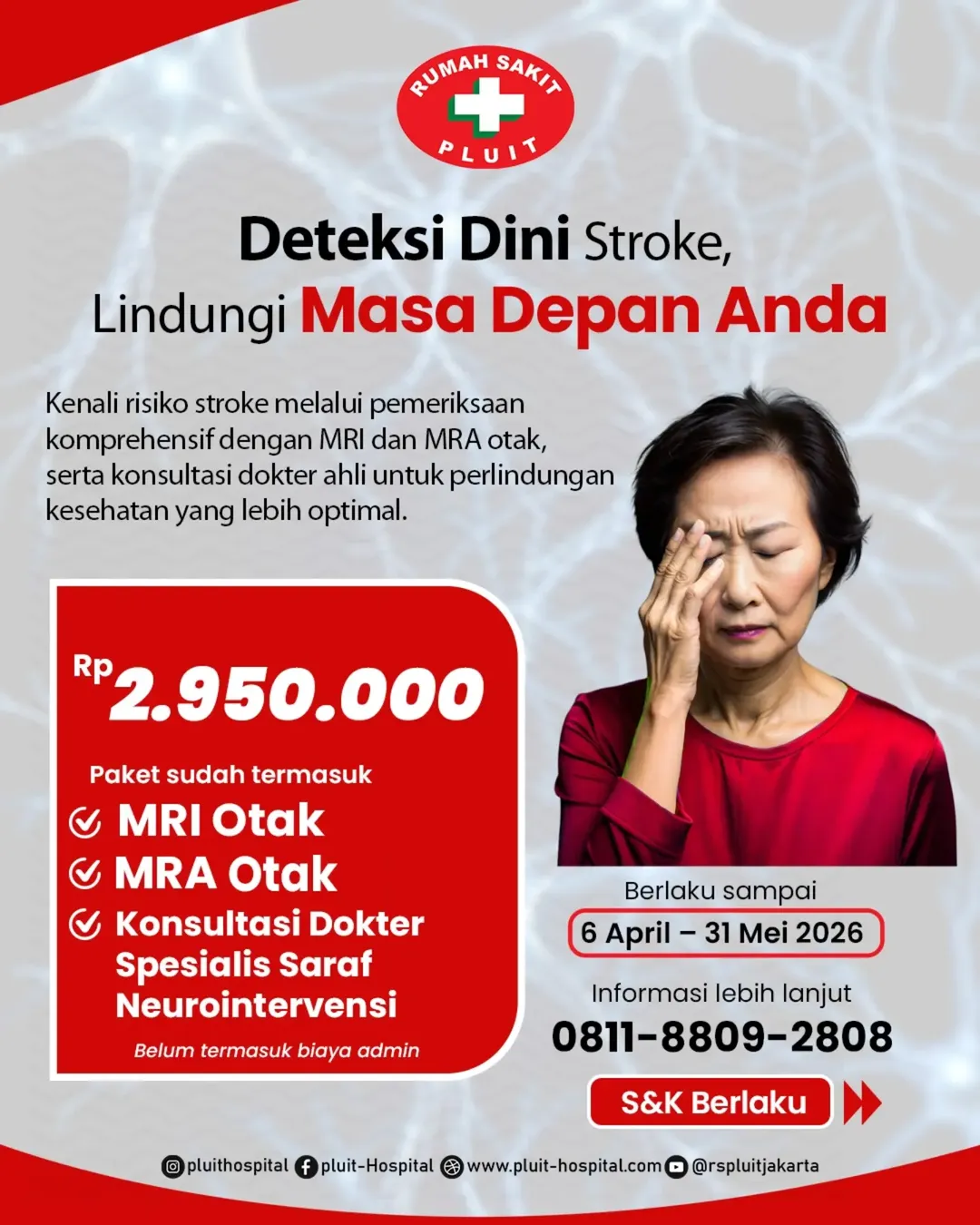 Promo Paket Skrining Stroke RS Pluit 2026: Cegah Risiko Sebelum Terlambat